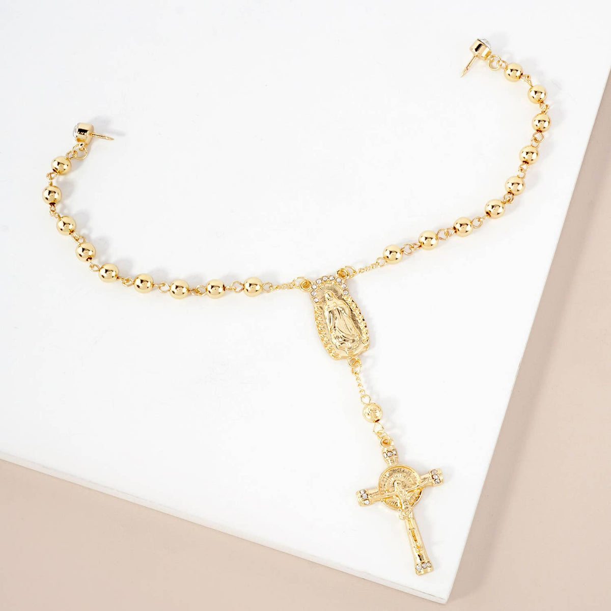 Rosary Cap & Shirt Pin Accessory
