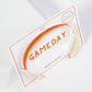 18K GOLD DIPPED ENAMEL COLOR GAME DAY CUFF BRACELET