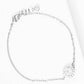 Cubic Zirconia Halo Chain Bracelet