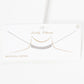 Gold Plated Curved Bar Necklace