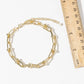 U-Link Hardware Chain Anklet - Gold & Silver Dipped