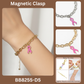 Pink Ribbon Breast Cancer Awareness Chain Bracelet