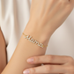 Minimalist Pavé "Mama" Lettering Bracelet