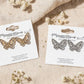 Crystal Butterfly Stud Earrings – Pavé Filigree Butterfly