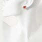 13mm Crystal Pave Enamel Ladybug Stud Earrings