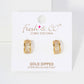 Micro-Pave-Set 11mm Half Hoop Earrings