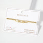 Minimalist Pave Interlocking Link Ball Chain Bracelet