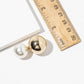 Jumbo Double-Sided Ball Stud Earrings – Statement Pearl