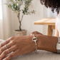 Minimalist Equestrian Snaffle Bit Paperclip Chain Bracelet