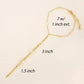 Religious-Theme Satellite Delicate Cross Hand-Chain Bracelet