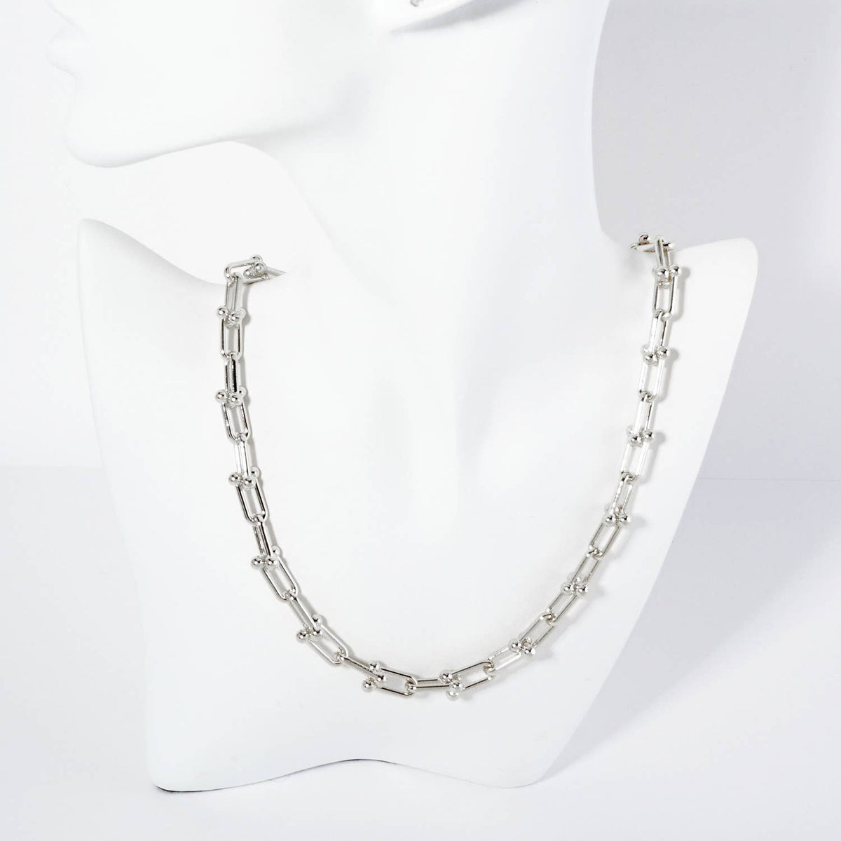 18K Gold Plated U-Link Chain Necklace