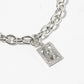 Lady of Guadalupe Rhinestone Pendant Chain Bracelet