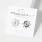 15mm Ships Wheel Stud Earrings