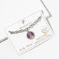 Pink Ribbon "Fighter" Breast Cancer Awareness Magnetic Clasp