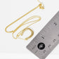 Gold Plated Horseshoe Necklace