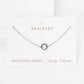Gold Plated Initial Letter Bracelet