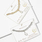 Magnetic Clasp Chunky Link Bracelet with Pearl Charm