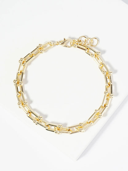 18K Gold Dipped 10mm HardWear Chain Bracelet