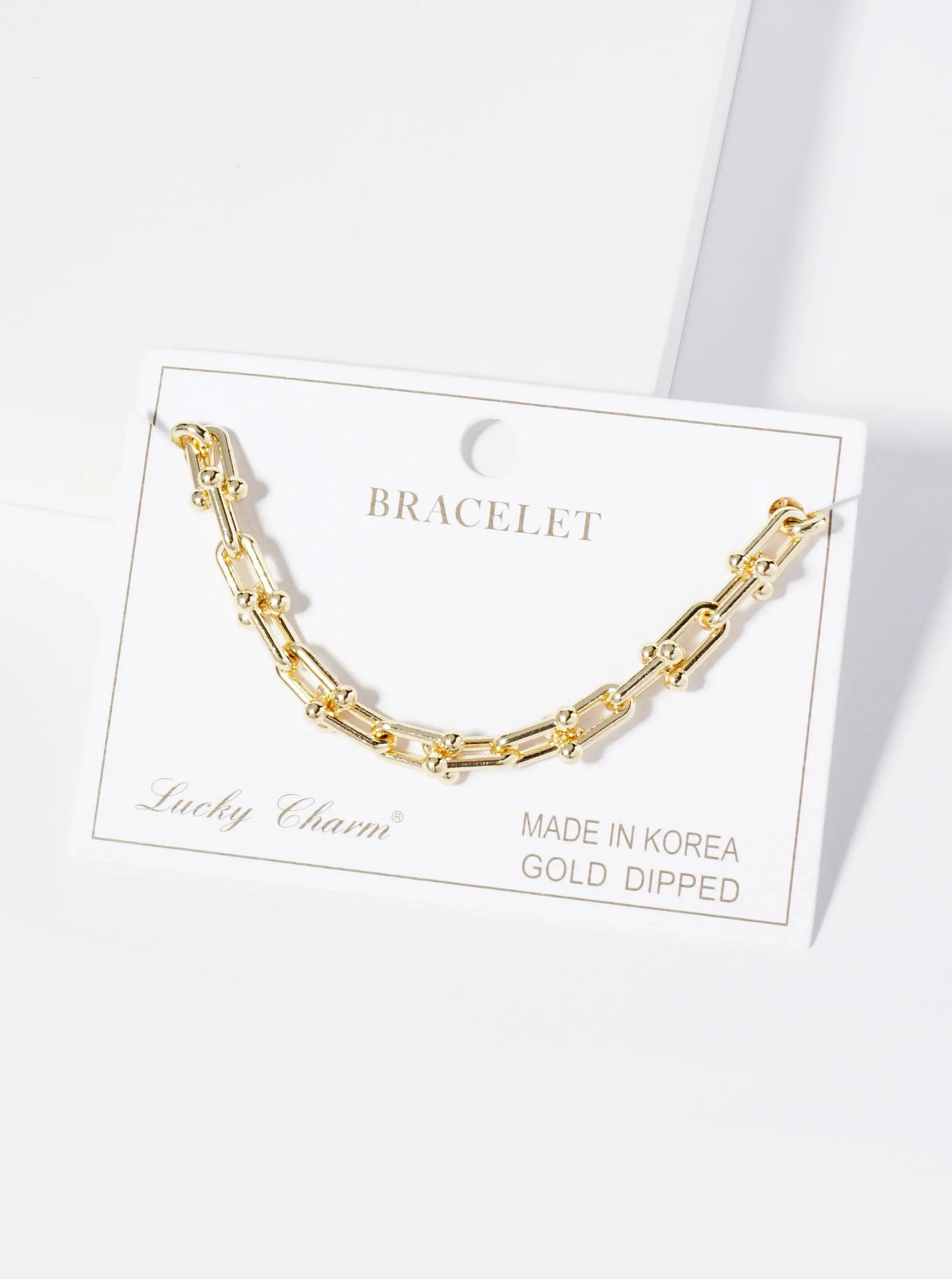 18K Gold Dipped 10mm HardWear Chain Bracelet