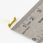 18K Gold Dipped 11mm Flat Dog Themed Bone Treats Stud Earrings
