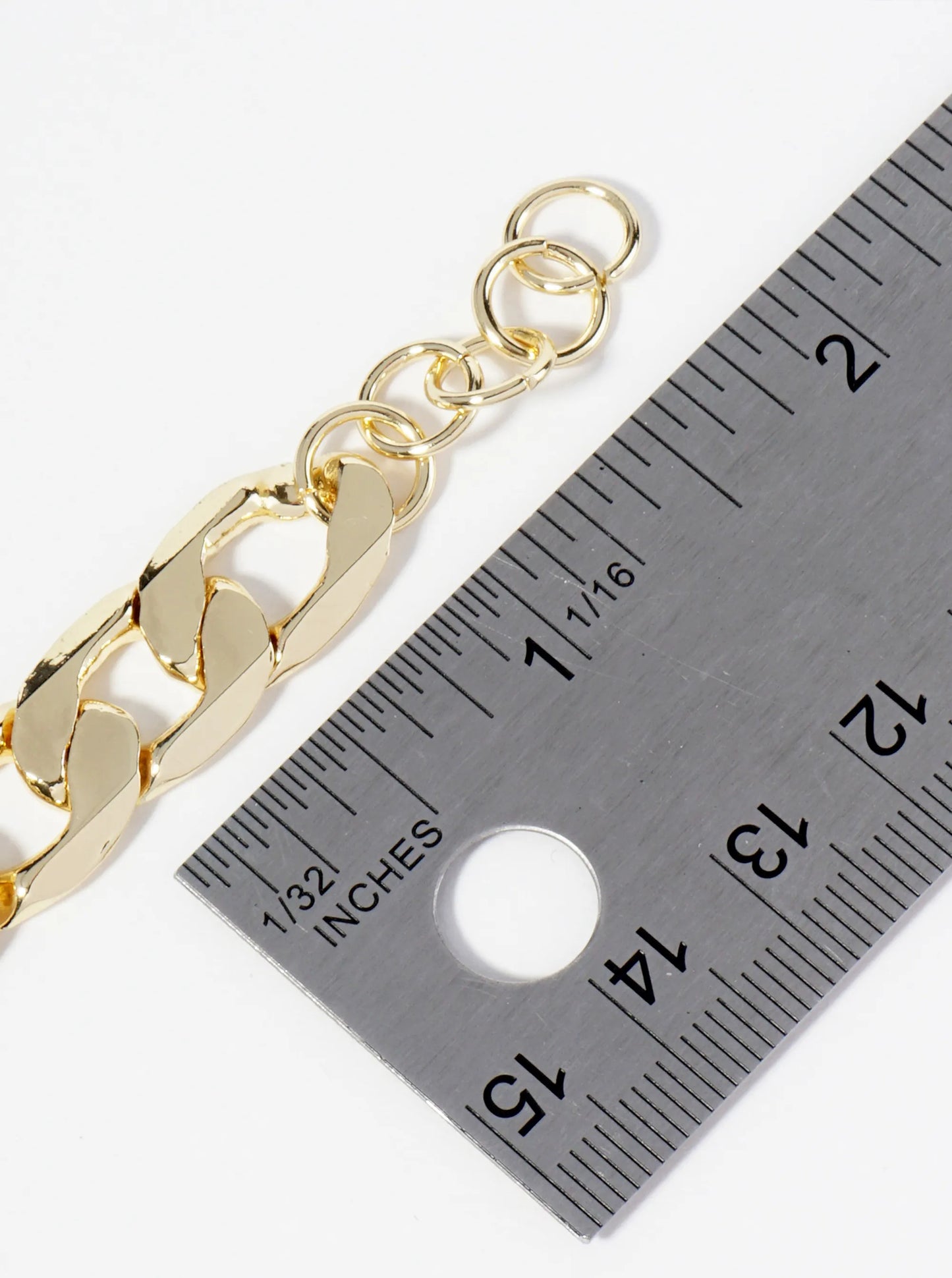 18K Gold Dipped 15mm Cuban Chain Bracelet