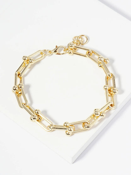 18K Gold Dipped 15mm HardWear Link Chain Bracelet