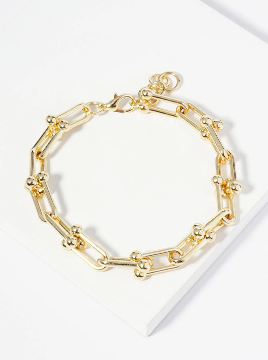 18K Gold Dipped 15mm HardWear Link Chain Bracelet