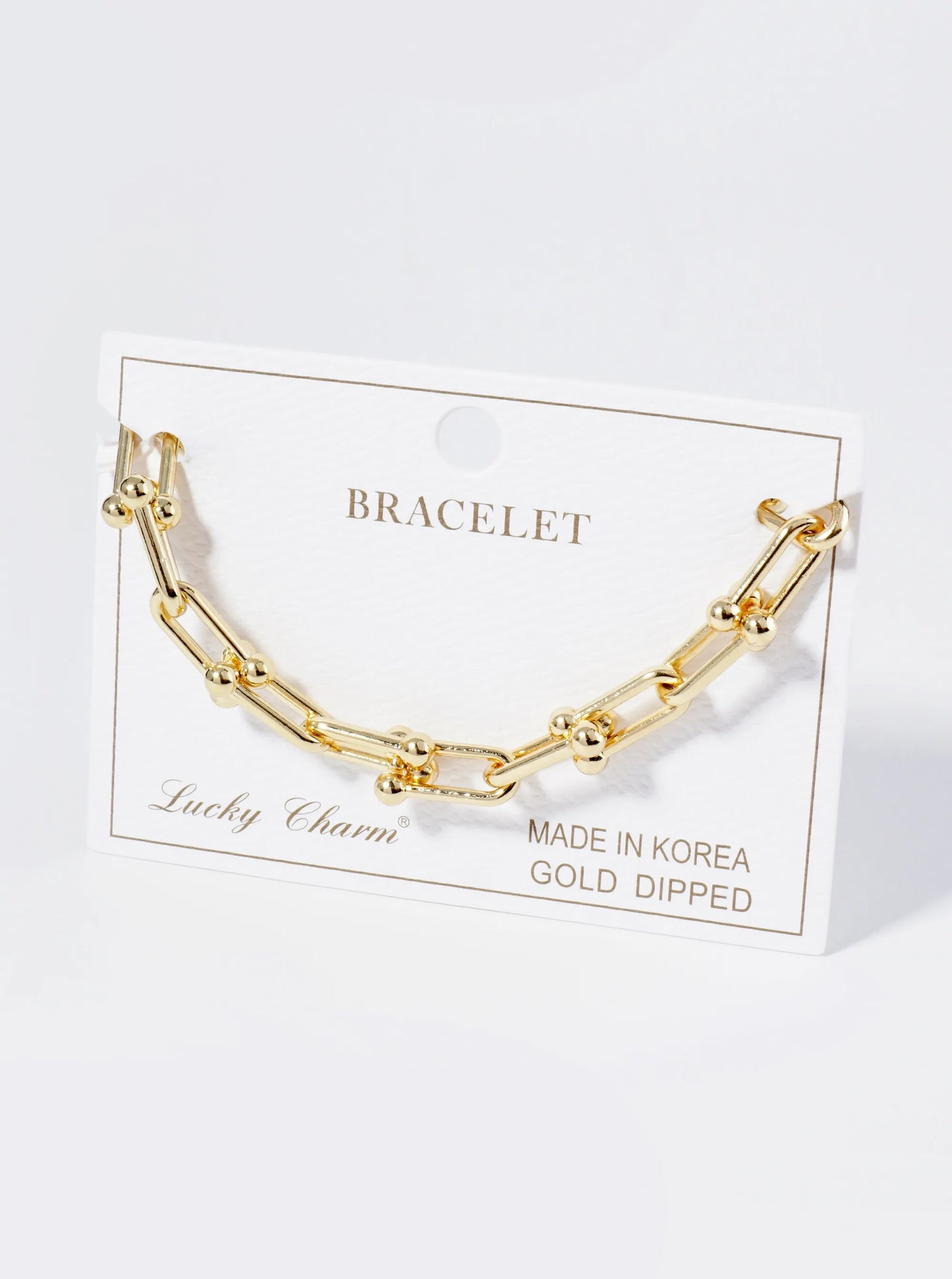 18K Gold Dipped 15mm HardWear Link Chain Bracelet