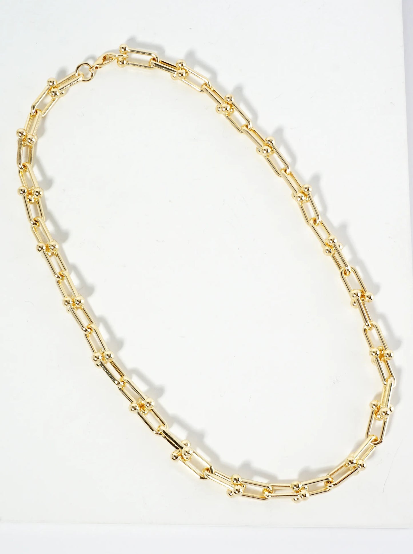 18K Gold Dipped 18 Inch HardWear Link Chain Necklace