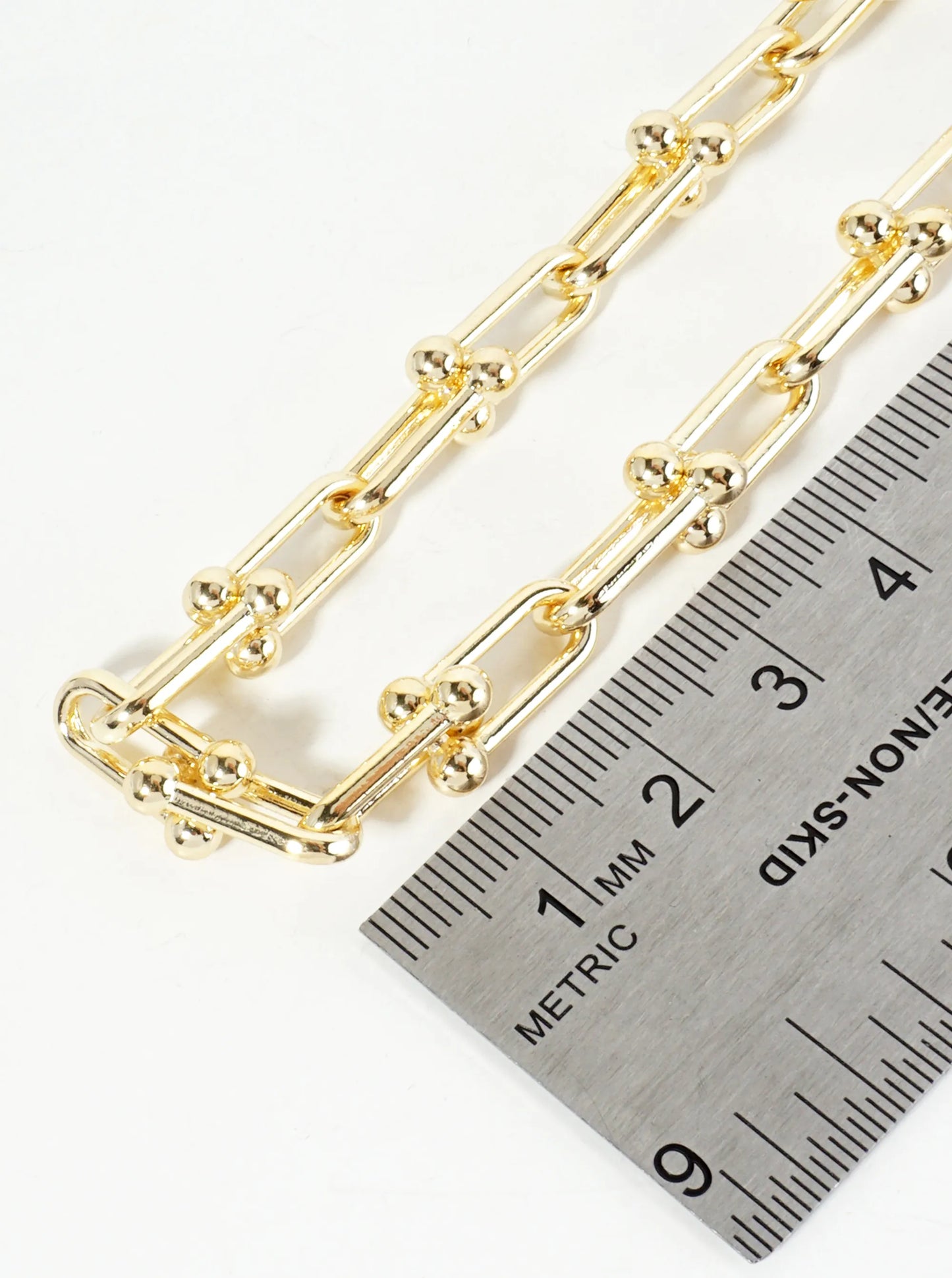18K Gold Dipped 18 Inch HardWear Link Chain Necklace