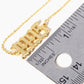 18K Gold Dipped 1995 Birth Year Brass Chain Anklet