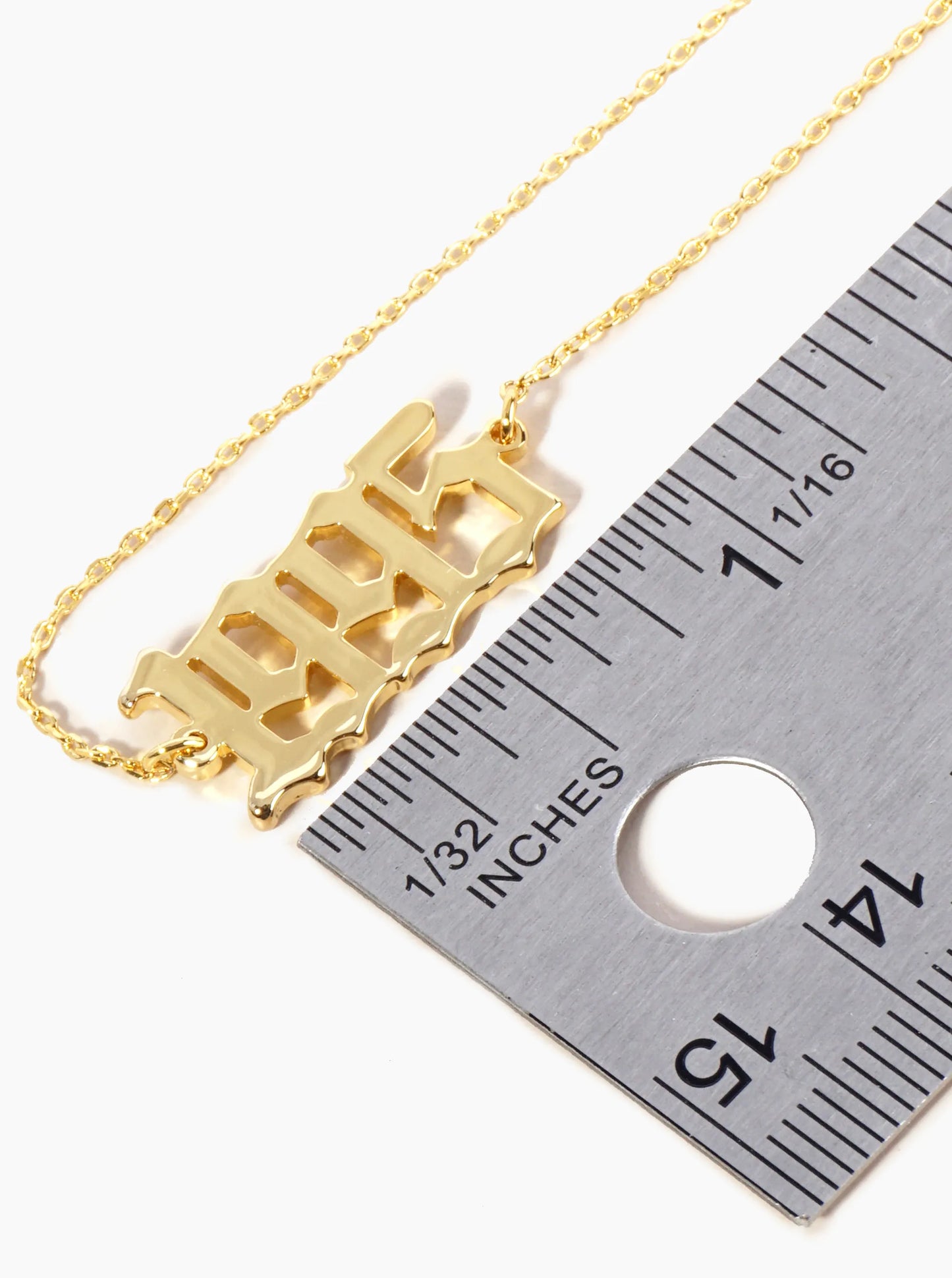 18K Gold Dipped 1995 Birth Year Brass Chain Anklet