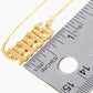 18K Gold Dipped 1996 Birth Year Brass Chain Anklet