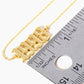 18K Gold Dipped 1998 Birth Year Brass Chain Anklet