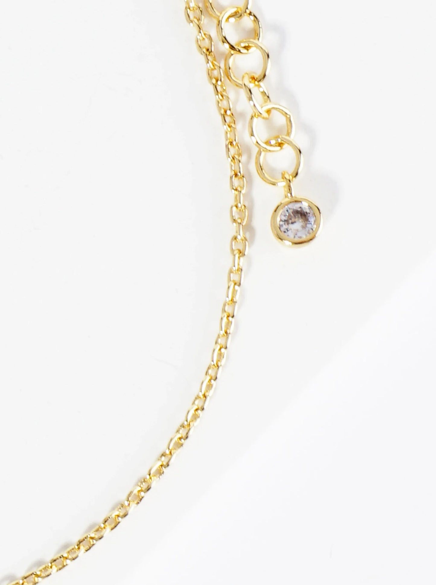 18K Gold Dipped 1mm Classic Brass Chain Anklet