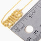 18K Gold Dipped 2003 Birth Year Brass Chain Anklet