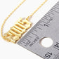 18K Gold Dipped 2005 Birth Year Brass Chain Anklet