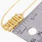 18K Gold Dipped 2006 Birth Year Brass Chain Anklet