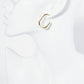 18K Gold Dipped 25mm Octagon Hoop Earrings
