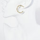 18K Gold Dipped 30mm Chain Hoop Earrings