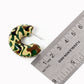 18K Gold Dipped 30mm Hollow Camouflage Hoop Earrings