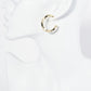 18K Gold Dipped 30mm Twisted Hoop Earrings