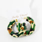 18K Gold Dipped 40mm Hollow Camouflage Hoop Earrings