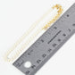 18K Gold Dipped 4mm Glass Pearl Anklet