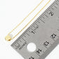 18K Gold Dipped 5mm Round Pendant Minimalist Necklace