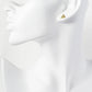 18K Gold Dipped 7mm Flat Triangle Stud Earrings
