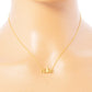 18K Gold Dipped Aloha Pineapple Pendant Delicate Necklace