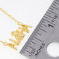18K Gold Dipped Aloha Pineapple Pendant Delicate Necklace