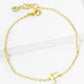 18K Gold Dipped Brass Initial Chain Bracelet