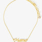 18K Gold Dipped Brass Italic Mama Chain Anklet